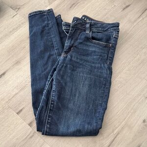 American Eagle Outfitters Dark Blue Skinny Jeans